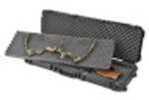The interior of the 3i-5014-DB MIL-STD Watertight Injection Molded Double Bow / Bow/Rifle Combo case interior measures 50 L x 13.5 W x 6 D and features a bunk-bed storage system with rigid foam divide...