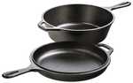 Lodge Combo CookerIt's a deep skillet, a fryer, a Dutch oven, and the lid converts to a shallow skillet or griddle. This versatile piece of cast iron cookware allows the preparation of almost any reci...