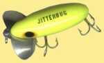 Arbogast Jitterbug 3/8 Frog/Yellow Md#: G600-07