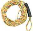 Yellow towable Rope With U.V. Resistance. Style: 1 Person. Length: 60'.