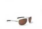 Optic Nerve Mercury Polarized Wire Sunglasses Silver/Brown