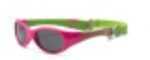Cherry Pink/Lime Green Flex Fit Removable Band Smoke Lens 0+