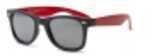Real Kids Black Frame/Red Temples Silver Mirror Lens 10+