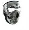 Zan Headgear Full Mask Glow In The Dark Blk/Wht Skull Face