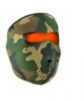 ZanHeadgear Reversible Full Mask Camo To High-vis Orange