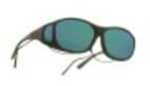 Cocoons M Black Frame Green Lens Fitover Sunglasses