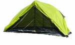 First Gear Cliff Hanger II Three Season Backpacking Tent sleeps two persons. The floor dimensions measures 90in x 47in and floor area 27.8 sq. ft. with peak height 39in. The tent construction is no-se...