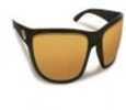 Flying Fisherman Cay Sal Matte Black W/Amber Sunglasses