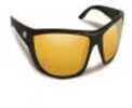 Flying Fisherman Buchanan Black W/Yellow Amber Sunglasses