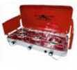 Basecamp By Mr. Heater Deluxe Three Burner Stove Red