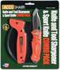 AccuSharp Sharpener and Sport Folding Knife Combo - Orange