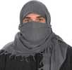 The Camcon Shemagh, also known as a keffiyeh, is a charcoal wrap-around head covering that is essential for protecting eyes, nose, mouth and neck from sun, wind and sand. Methods of wearing the shemag...