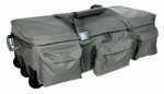 Generous Main Compartment With Zipper Along Perimeter For Complete Access To Cargo With The Sandpiper Rolling Load Out In Foliage Green. Internal And External Zippered Pockets. Adjustable Carry Handle...