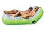 This Giant, Deluxe, Inflatable, 2 Person Lounger From Margaritaville features Comfort Top Stay Cool Surface. Design Is Super Comfortable And Has An Angled Back Rest And Plenty Of Room To Lie In The Su...