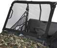 The Quad Gear UTV Front Windshield - Polaris Ranger 800 by Classic Accessories instantly shields against wind and rain. The ultra-clear window material is framed with heavy-duty ProtekX Extreme fabric...