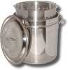 King Kooker #KK36SR-36 Qt. Stainless Steel Pot - Bskt - Lid