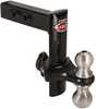 The TRZ8PB is an 8" drop hitch with rear locking ball mount and a keyed alike receiver lock constructed from powder coated forged steel. Ball mount easily adjusts to up or down in 1" increments. Provi...