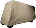 Classic Fairway Golf Cart Quick-Fit Cover X-Long Roof Khaki