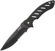 Bear Edge Brisk 1.0 Fixed Blade Knife-Open 9-3-4in Black
