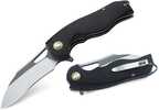 Bestech BG08A-2 folder features a 3.625 in. 154CM stainless steel blade in a satin finish.  Black G-10 handle.  8.625 in. overall length.  Comes complete with a tip-up, right carry pocket clip.|0.65|6...