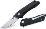 Bestech BG10A-1 folder features a 3.25 in. 12C27 stainless steel blade in a black/satin finish.  Black G-10 handle.  7.50 in. overall length.  Comes complete with a tip-up, right carry pocket clip.|0....