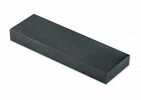 This classic bench stone has high density and is used for finish grinding on less sharp edges. Approximately corresponds to 800 to 1000 grit. The 10" Bench Stone Hard Arkansas is sized at 254 x 50.8.|...