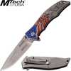 The M-Tech MX-A849SW We The People is a patriotic, spring assisted knife. The We The People features a stonewash finished, stainless steel, drop point blade with some Declaration of Independence artwo...