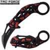 Tac-Force Assisted Karambit 2.5 in Blade Red Aluminum Handle