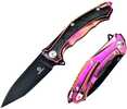 Defcon Agent folder features a 4.00 in S35VN steel blade with an 9.00 in overall length.  Hot pink titanium handle.  Comes complete with a pocket clip.|0.6|7.5|4.5|1.0|Blade length: 4.00 in|Overall le...