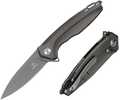 Defcon Kabuto folder features a 3.50 in S35VN steel blade with an 8.75 in overall length.  Bronze titanium handle.  Comes complete with a pocket clip.|0.6|7.5|4.5|1.0|Blade length: 3.50 in|Overall len...