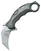 Defcon Raptor folder features a 3.00 in S35VN steel blade with an 8.00 in overall length.  Dark gray titanium handle.  Comes complete with a pocket clip.|0.6|7.5|4.5|1.0|Blade length: 3.00 in|Overall ...