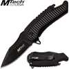The MTech MT-A1125BK is a small but powerful spring assisted knife with a bottle opener integrated right into the handle. It offers a compact EDC design and snappy spring assisted action with a blade ...