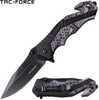 Tac-Force Assisted 3.5 in Blade Black Camo Aluminum Handle