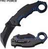 Tac-Force Assisted Karambit 3 in Blade Blue Aluminum Handle