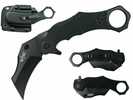 Quick deploy karambit features a 3.0 in steel blade with a steel handle.  7.25 in overall length.  Comes complete with a quick deploy sheath.|.66|6.75|3.5|1.75|Blade length: 3.00 in|Overall length: 7....