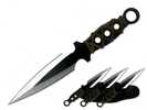 Impulse Product 9.00 in Throwing Knife Set 3 Pcs with Sheath