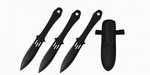 Impulse Product 7.50 in Throwing Knife Set 3 Pcs with Sheath