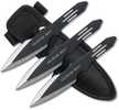 Perfect Point Throwing Knife Set 5.50 in Black 3 Pieces