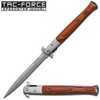 Tac-Force Assisted 5.5 in Blade Red Pakkawood Handle