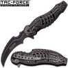 Tac-Force Assisted 3.5 in Blade Stonewash Stainless Handle