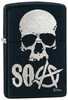 Zippo Black Matte Sons of Anarchy Design Lighter