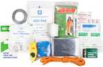 The Quick Grab First Aid Survival Kit features 88 items, including first aid and survival tools, so you will be prepared in case of an emergency. Don?t get caught unprepared. Be ready for emergencies ...