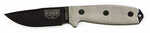 ESEE-3MIL-P (Plain Edge, Black Blade, OD Green Sheath). ESEE-3MIL-P includes the following: OD Molded sheath, MOLLE Back, Clip Plate, Para cord Lanyard and Cord Lock. Made from high carbon 1095 steel....