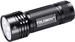The?Folomov 26650S?is an innovative and compact (just under 4 Inches)flashlight that can be used for a wide range of tasks and lighting needs - indoors and out.  Powered by just one USB rechargeable 2...