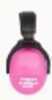 Type: Ear Muffs Color: Pink/Black Noise Rating: 25Db Other FEATURES:: Designed From The Ground Up To Fit SMALLER HEADS. All The FEATURES Of Pro Ears But Provide A Better Fit For KIDS And SMALLER ADULT...