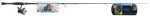The South Bend Ready To Fish PanFIsh Spin Combo Kit features a 5 Foot 2 Inch Rod. The Rod Has Ultralight Power. The Kit Includes a Foam Float, And Round Floats Tubes. It Is Great For The Beginner And ...
