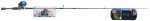 The South Bend Ready To Fish PanFIsh Spin Combo Kit features a 5 Foot 2 Inch Rod. The Rod Has Medium Light Power. The Kit Includes a Foam Float, And Round Floats Tubes. It Is Great For The Beginner An...
