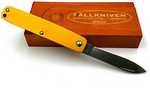 Fallkniven LTC Folder 2.2 in Satin Blade Orange Aluminum Handle