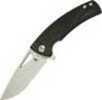 Kizer Cutlery Kyre Fine Edge Drop Point Folding Knife Black 3.43" Blade
