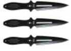 United Cutlery UC2507 Triple Threat Thrower With Nylon Sheath, 3 Piece, Black One-Piece constructed Of 420 Stainless Steel With Ergonomic Balance holes. The Sleek, Precision Design Allows Them To Sail...